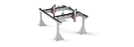 industrial robots, robot machine loading, area gantry robots, cartesian robots, robot machine loading | © Güdel Group AG